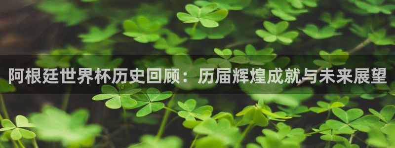 2026男足世界杯赛程：阿根廷世界杯历史回顾：历届辉煌成就与未来展望